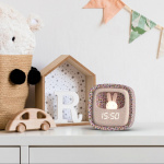 Mobility On Board Vækkeur med lys Billy Blå Leopard