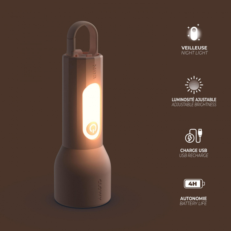 Mobility On Board Lommelygte Glowy Rosa