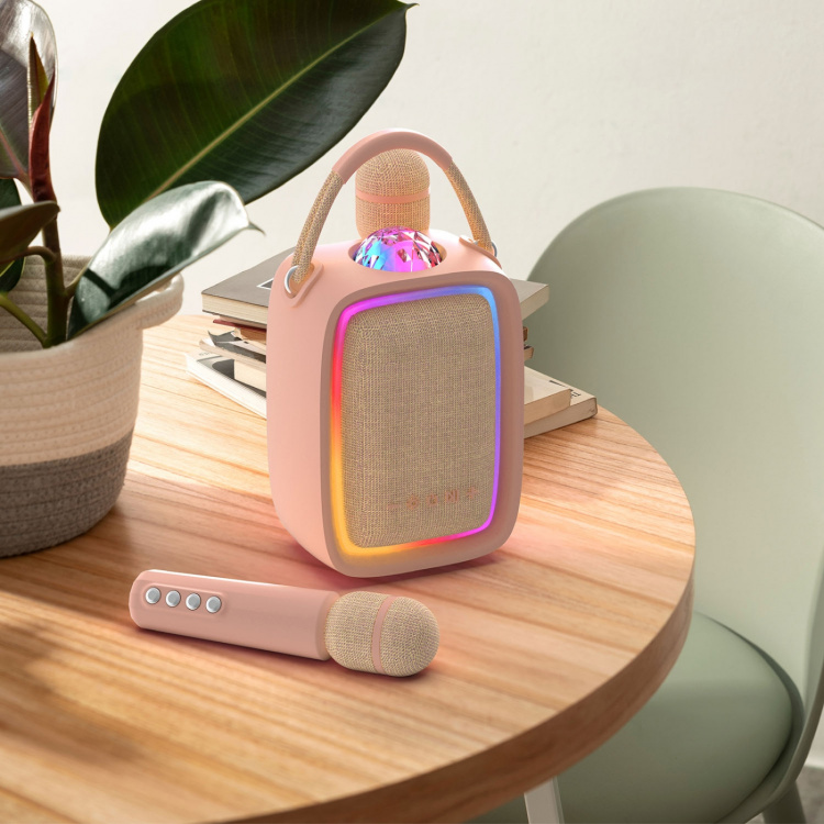 Mobility On Board Højttaler/Karaoke-sæt Singy Party Rosa