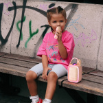 Mobility On Board Højttaler/Karaoke-sæt Singy Party Rosa