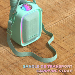 Mobility On Board Højttaler/Karaoke-sæt Singy Party Grøn