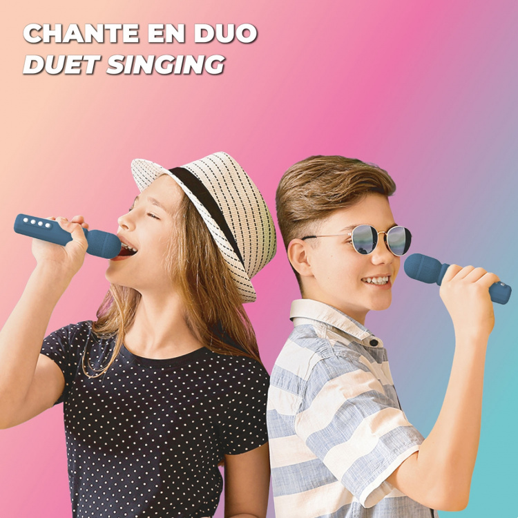 Mobility On Board Højttaler/Karaoke-sæt Singy Party Marineblå