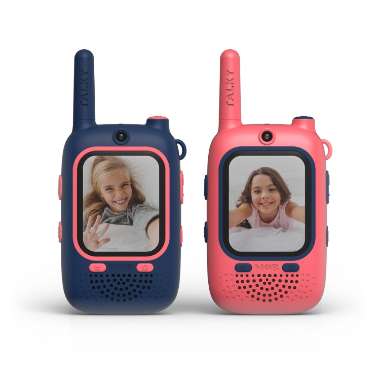 Mobility On Board Walkie-Talkie Video Talky Blå og Pink