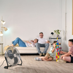 BLACK+DECKER Gulvventilator 120W Sort/Sort