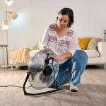 BLACK+DECKER Gulvventilator 120W Sort/Sort