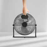 BLACK+DECKER Gulvventilator 60W Sort/Sølv