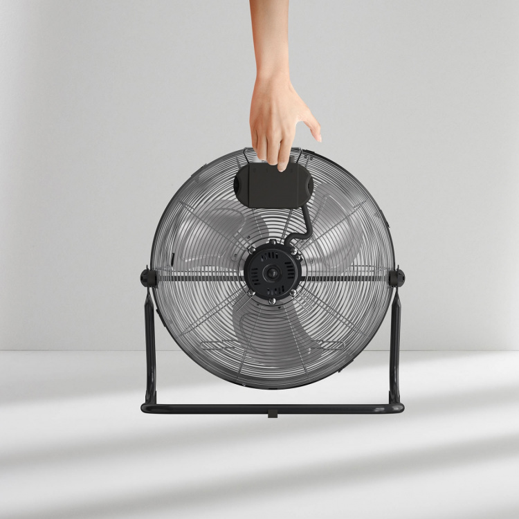 BLACK+DECKER Gulvventilator 60W Sort/Sølv