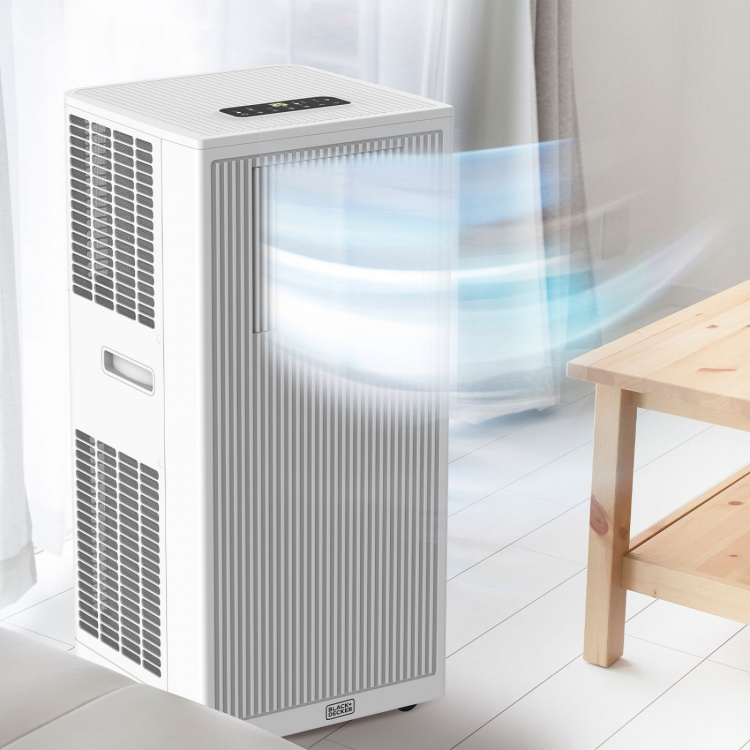 BLACK+DECKER Køleanlæg Transportabelt Hvid