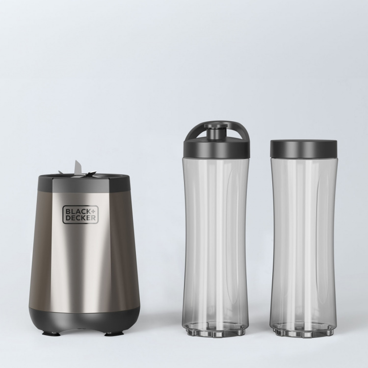 BLACK+DECKER Smoothieblender 500W Rustfrit Stål
