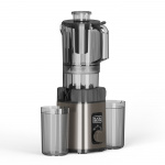 BLACK+DECKER Juicer Slow Juicer 1400W Rustfrit Stål