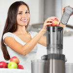 BLACK+DECKER Juicer Slow Juicer 1400W Rustfrit Stål