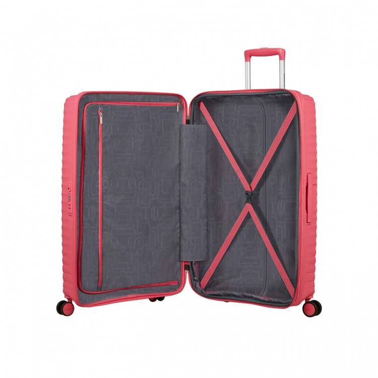 American Tourister Kuffert Diablast Spinner 77/28 Pink Glitch