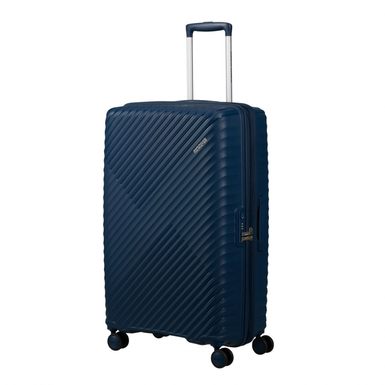 American Tourister Kuffert Diablast Spinner 77/28 Darkware Blue