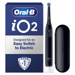 Oral B Eltandborste iO2 Black Limited Edition med resefodral