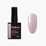 Nailura Gelpolish 337 – Perlemorsrosa glitter – 10 ml