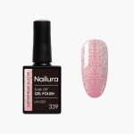 Nailura Gelpolish 339 – Copper Rose Glitter – 10 ml