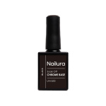 Nailura Chrome Base Black Gel – Sort – 10 ml