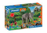 Playmobil Elefant med dyrepasser (72068)