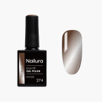 Nailura Gel Polish 274 – Shimmery Taupe – 10 ml