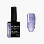 Nailura Gel Polish 301 – Lavender Sparkle – 10 ml