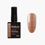 Nailura Gelpolish 345 – Bronze Red Glitter – 10 ml