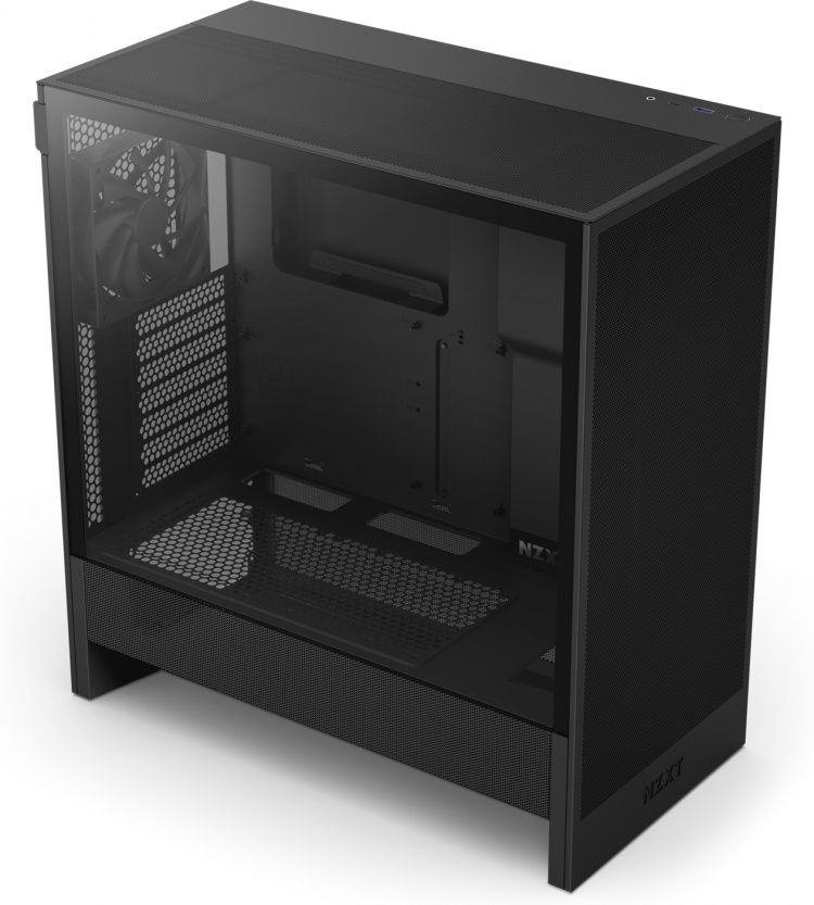NZXT H5 Flow (2024) ATX-kabinet med vindue, sort 