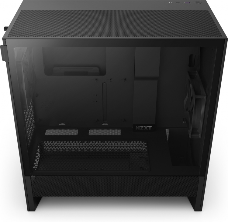 NZXT H5 Flow (2024) ATX-kabinet med vindue, sort 