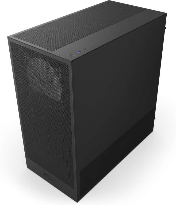 NZXT H5 Flow (2024) ATX-kabinet med vindue, sort 