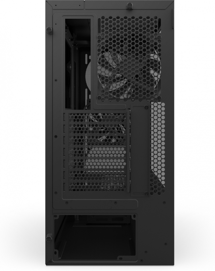 NZXT H5 Flow (2024) ATX-kabinet med vindue, sort 