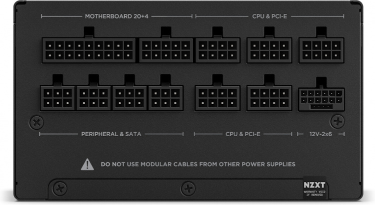 NZXT C1200 ATX 3.1-strømforsyning, 1200 W, sort