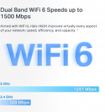 Mercusys Halo H60X WiFi 6 Mesh-system, 3-pak