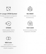 Mercusys Halo H60X WiFi 6 Mesh-system, 3-pak