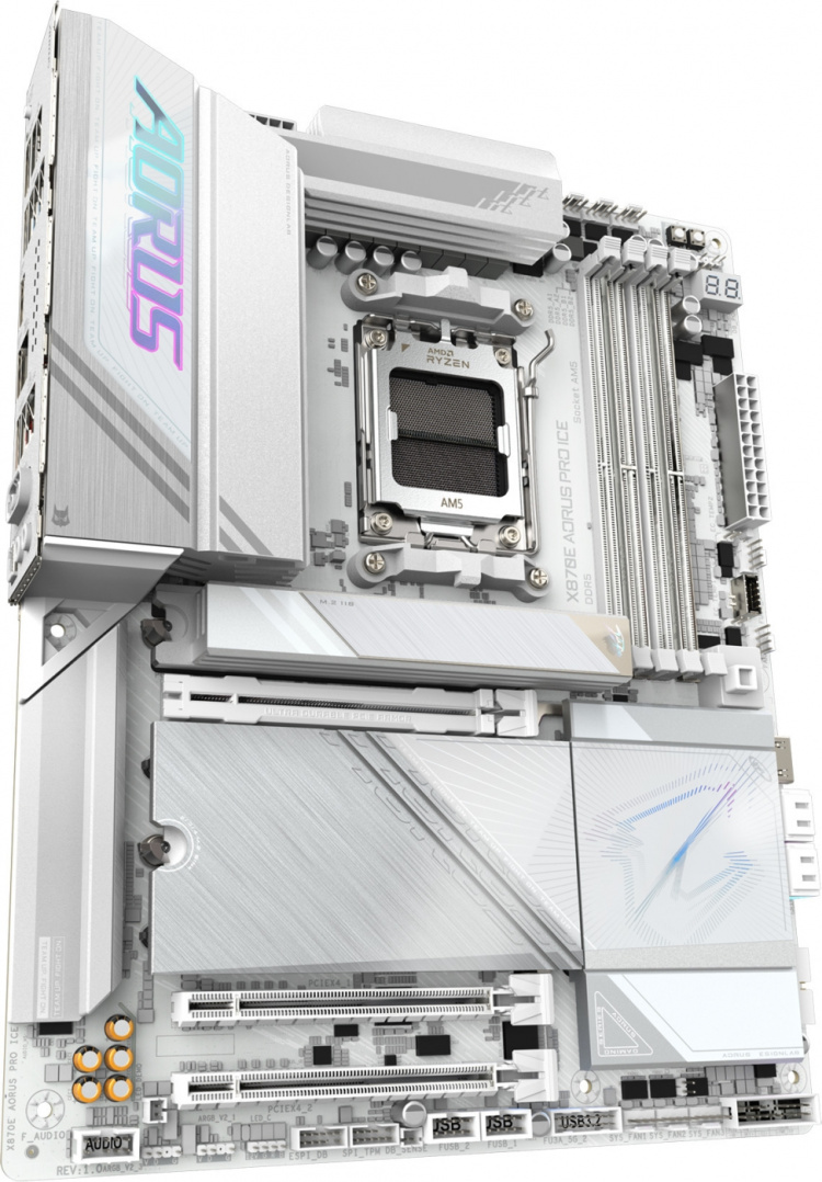 Gigabyte X870E AORUS PRO ICE ATX-bundkort