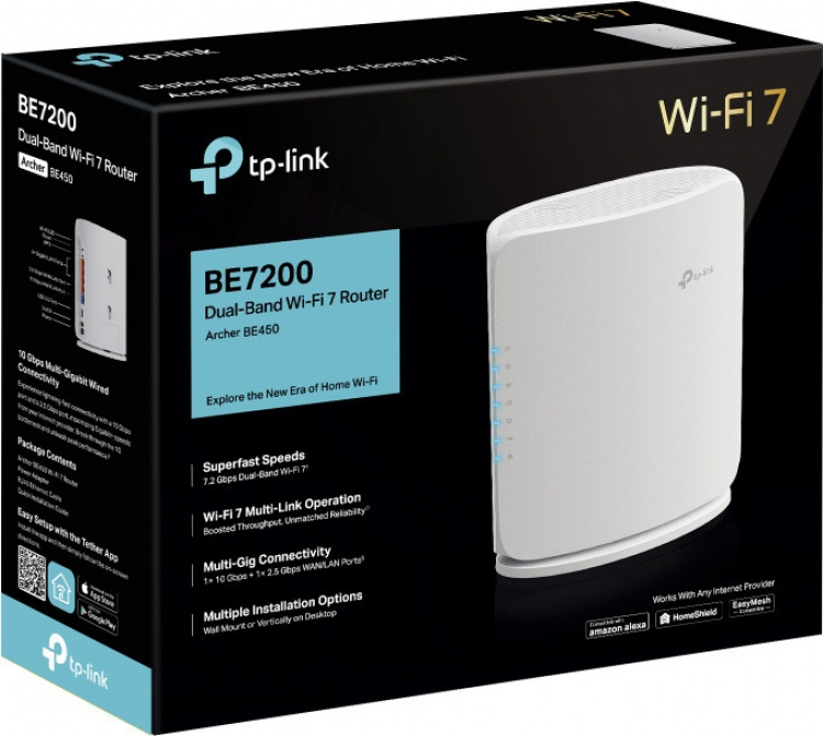 TP-Link Archer BE450 Dual-Band WiFi 7-router