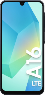 Samsung Galaxy A16 LTE-telefon, 128/4 GB, sort