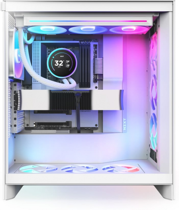 NZXT Kraken Elite RGB 360 (2024) – væskekølesystem, hvid