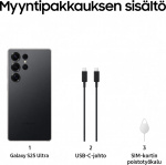 Samsung Galaxy S25 Ultra 5G-telefon, 512/12 GB, Titanium Black