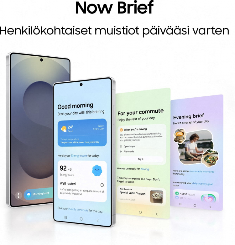 Samsung Galaxy S25 Ultra 5G-telefon, 512/12 GB, Titanium Whitesilver