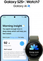 Samsung Galaxy S25+ 5G-telefon, 256/12 GB, Silver Shadow