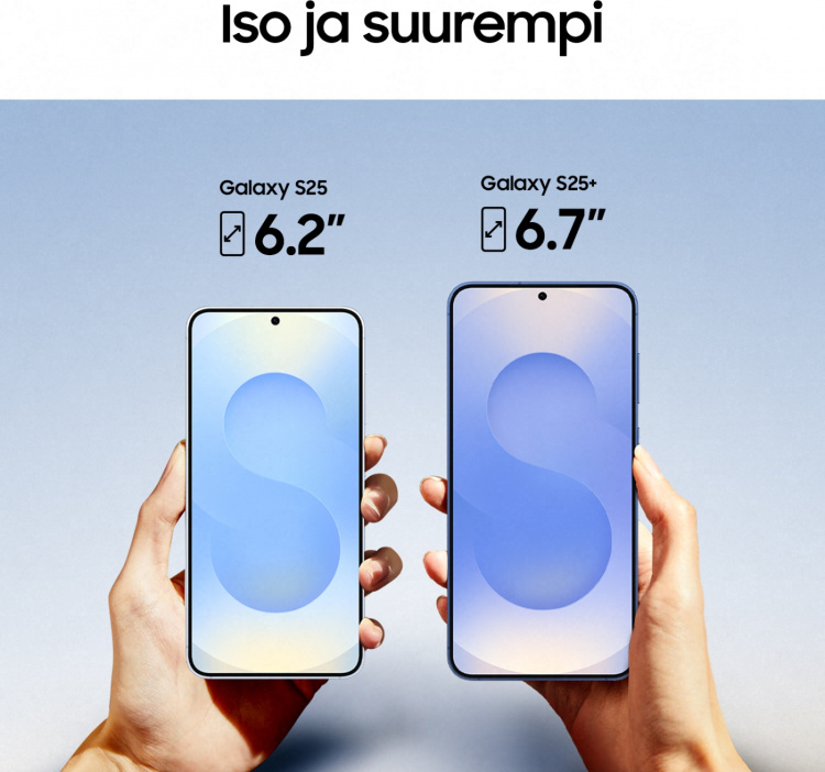 Samsung Galaxy S25 5G-telefon, 128/12 GB, Icy Blue