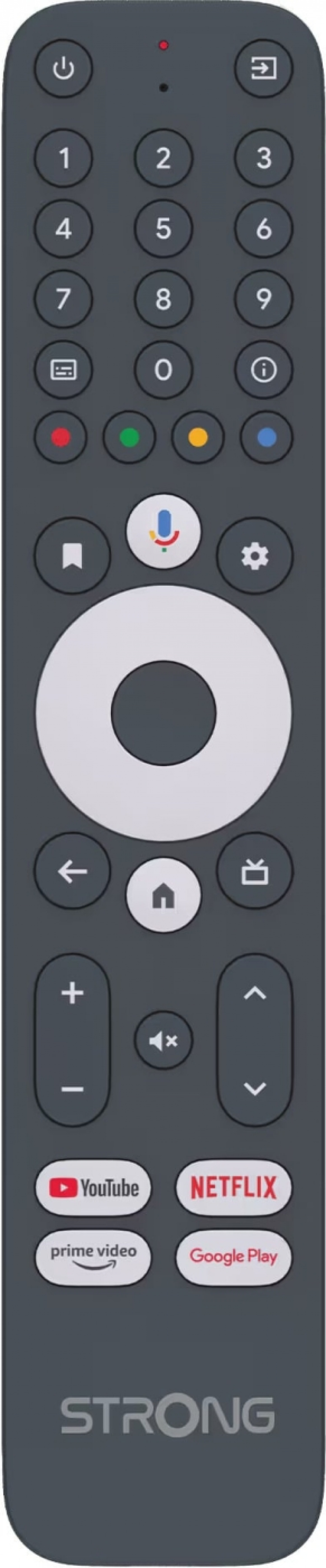 Strong SRT423 4K + DVB-T2/C Wi-Fi 4K Android TV-medieafspiller/digitalboks