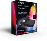 Strong SRT423 4K + DVB-T2/C Wi-Fi 4K Android TV-medieafspiller/digitalboks