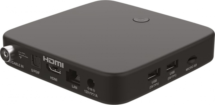 Strong SRT423 4K + DVB-T2/C Wi-Fi 4K Android TV-medieafspiller/digitalboks