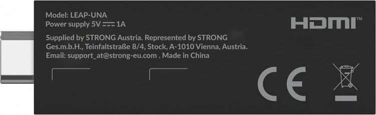 Strong LEAP-UNA Wi-Fi 2K Android TV-medieafspiller