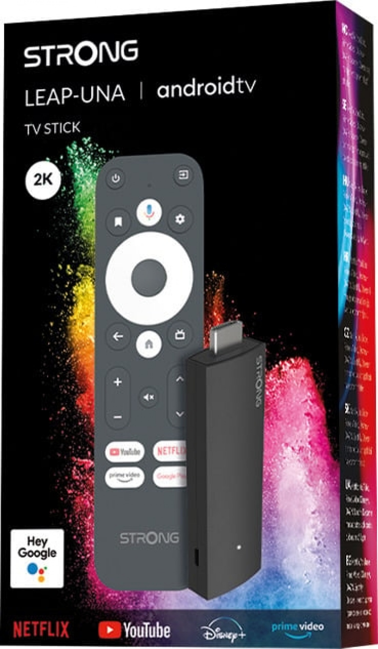 Strong LEAP-UNA Wi-Fi 2K Android TV-medieafspiller