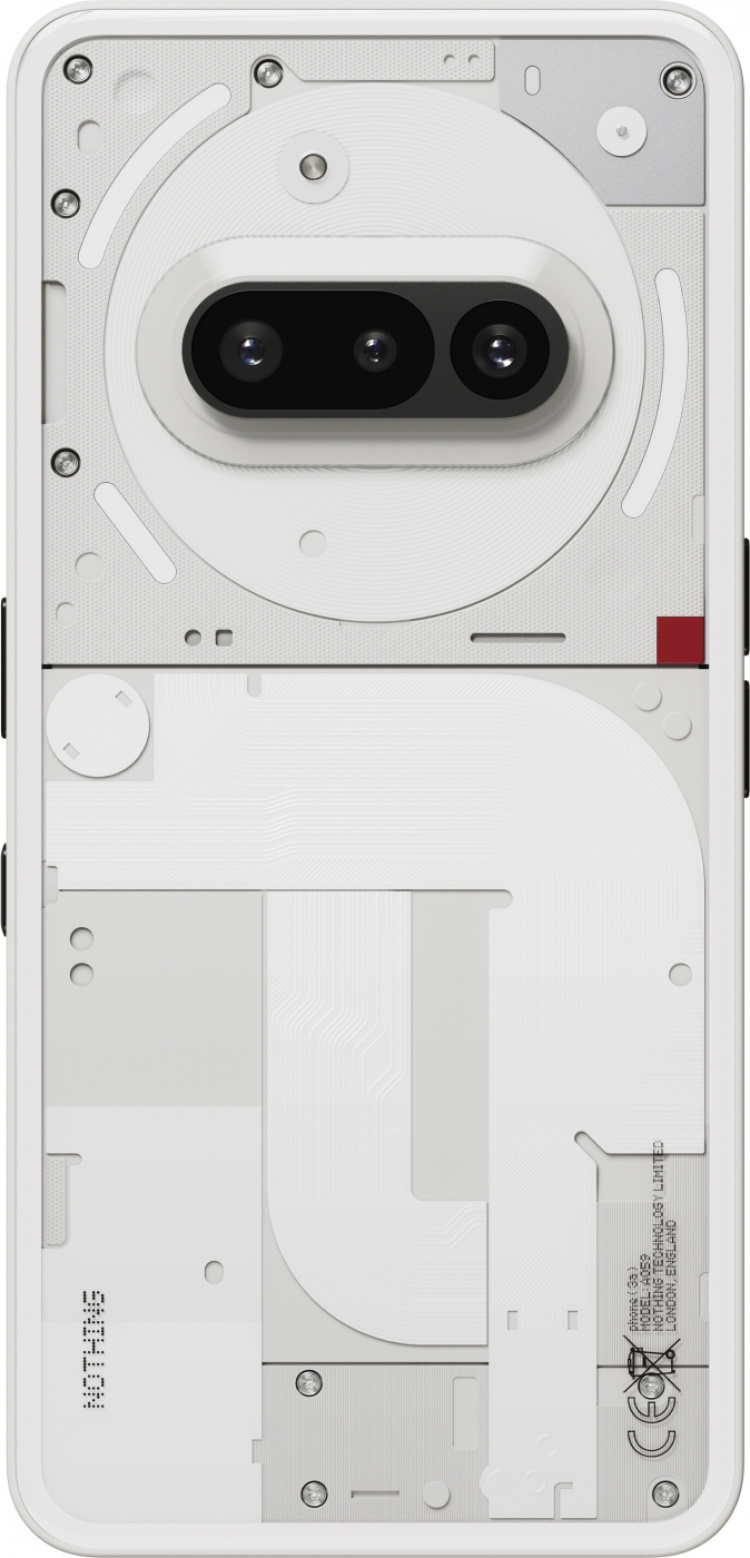 Nothing Phone (3a) telefon, 256/12 GB, hvid