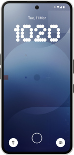 Nothing Phone (3a) telefon, 256/12 GB, hvid