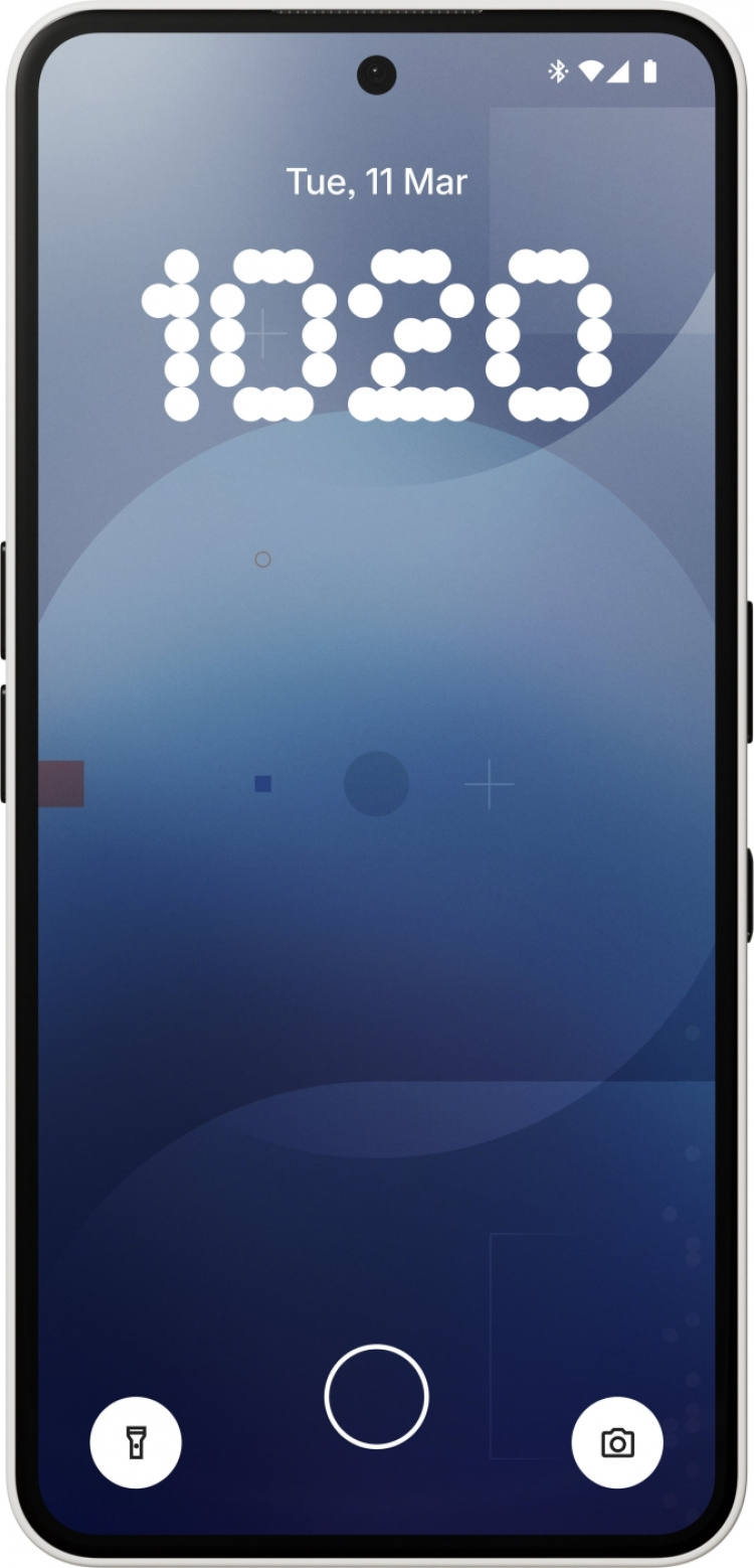 Nothing Phone (3a) telefon, 256/12 GB, hvid