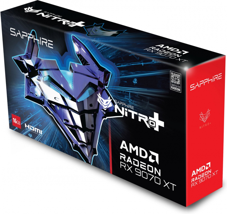 Sapphire Technologies Sapphire NITRO+ AMD Radeon RX 9070 XT OC grafikkort
