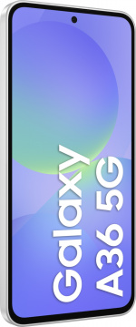 Samsung Galaxy A36 5G-telefon, 128/6 GB, hvid